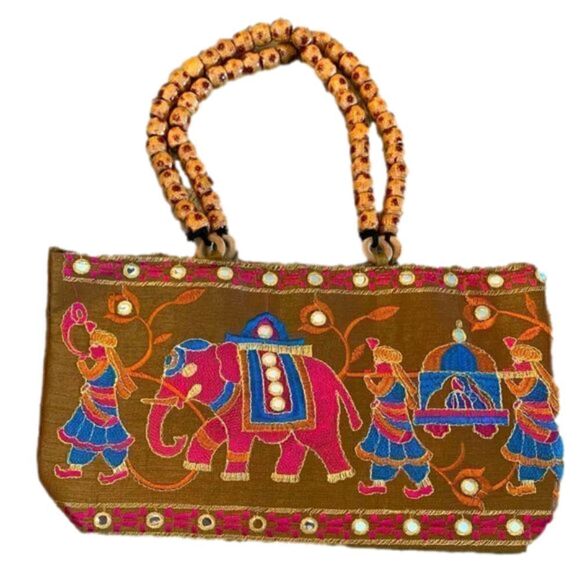 Embroidered Bag from India NWOT - Picture 1 of 4